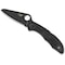 Spyderco 2024 Spyderco Salt 2 Lightweight Black Black Blade/H1 Plain SPY-C88PBBK2 - alternate 2